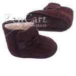 Dollshouse Baby Girl Soft Sole Anti Slip Prewalker Shoes Snow Boots With Bowknot