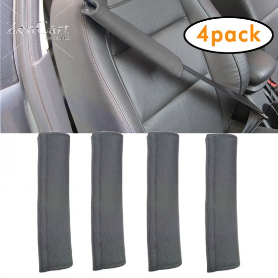 Dollshouse 4 Pack of Children Baby Safety Strap Soft Headrest Neck Support Pillow Shoulder Pad for Car Safety Seatbelt